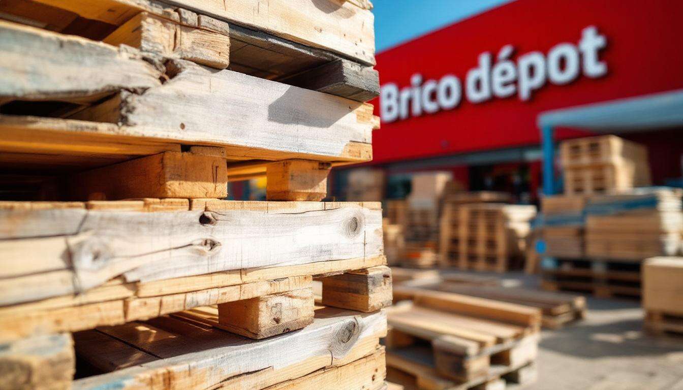 Comment récupérer des palettes de bois gratuites chez Brico Dépôt ?