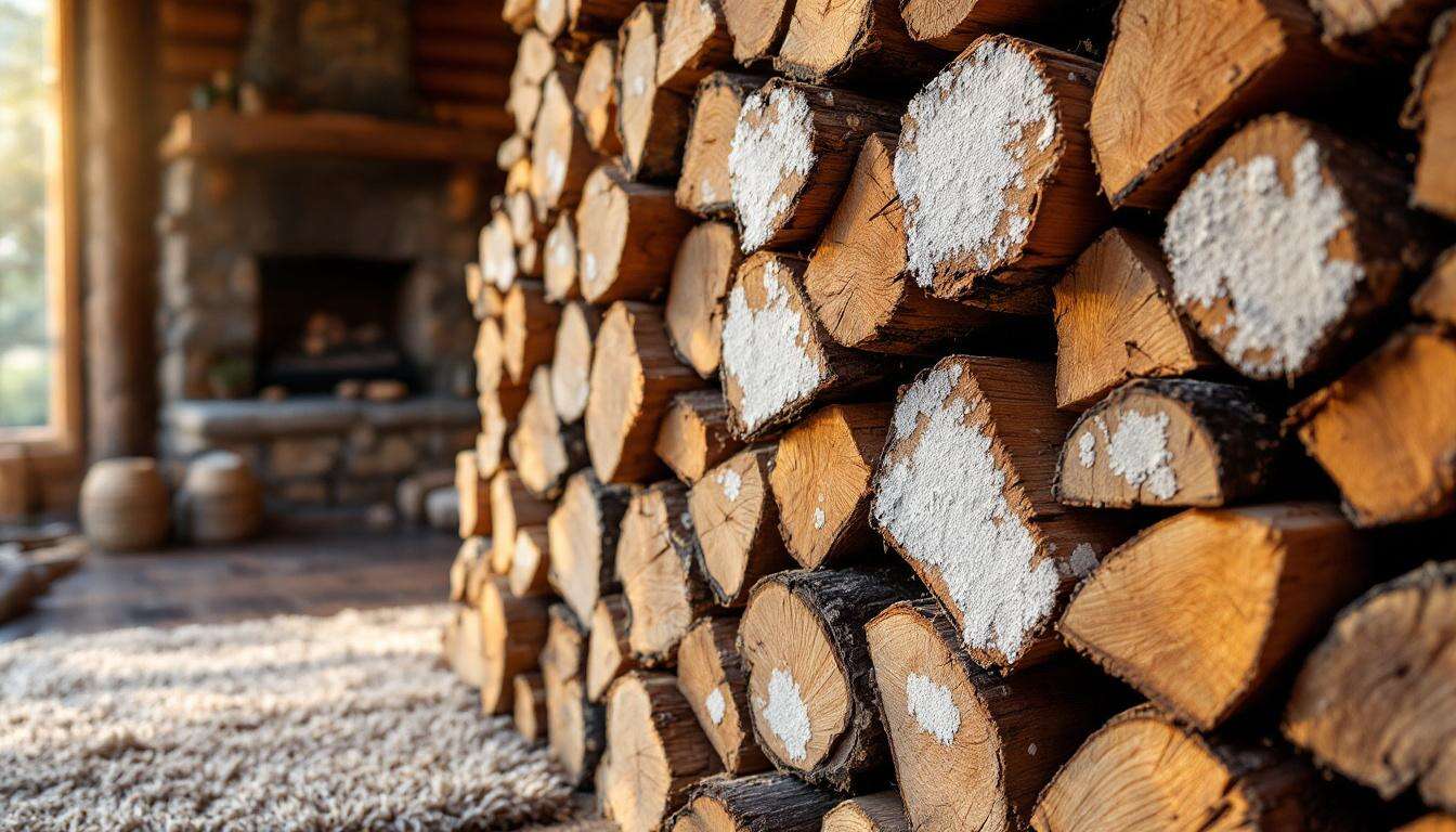 Mérule : risques sur le bois de chauffage et solutions